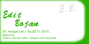 edit bojan business card